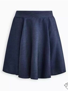 Torrid Mini Chambray Circle Skater Skirt size 6 NWT